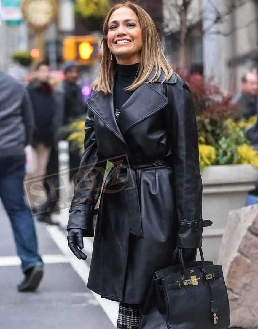 Second Act Jennifer Lopez Leather Coat